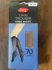 Silky Knee High X3 70D Mink