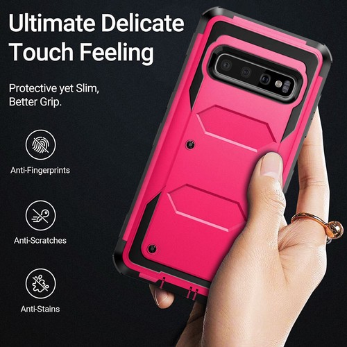 For Samsung Galaxy S10 S20 S21 S22 S23 Shockproof Hard Case Cover Tempered Glass - Picture 53 of 55