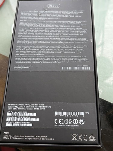 Apple iPhone 7 Plus A1784 (GSM) - 256GB - Jet Black (Ohne Simlock) mit neue Akku - Bild 3 von 7