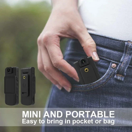 20 Hour 1080P Camcorder Mini Police Body Camera HD 180° Video DVR IR Night Cam - Picture 13 of 13