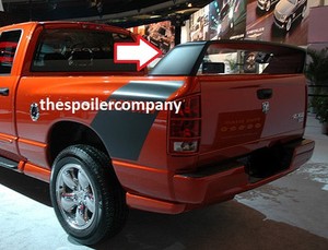 For 2002 2008 Dodge Ram Daytona Style Rear Spoiler Grey Primer Unpainted Ebay