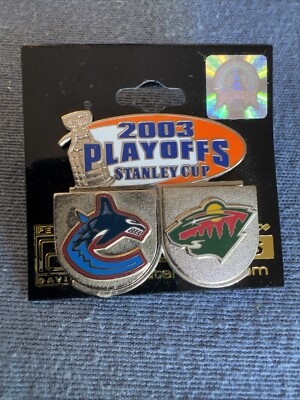 2003 National Hockey League playoffs Lapelle pin. Unopened. Canucks Vs Wild!  