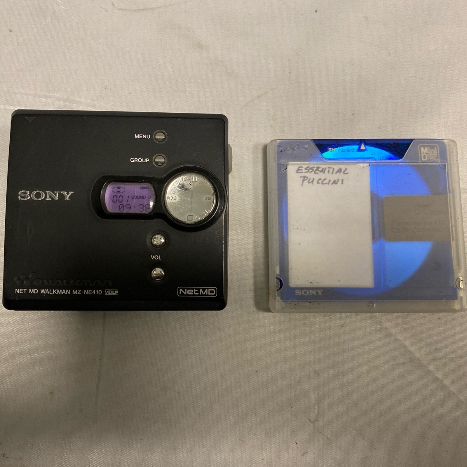 Sony MZNE410 High Speed Net MD Walkman Recorder / Player MiniDisc