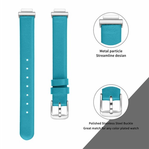 Luxury Metal/Leather Wristband Strap Replacement For Fitbit Inspire 2/Inspire HR - Picture 97 of 115