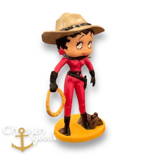 Estatuilla Betty Boop de colección miniatura coleccionable juguete adorno de pastel años 80 - Imagen 2 de 6