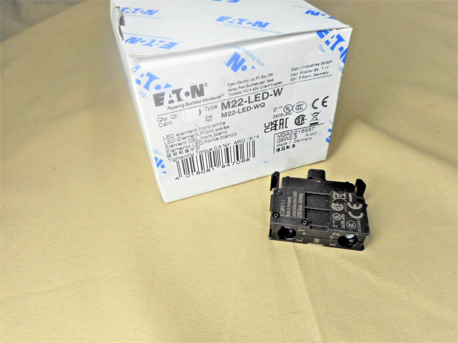 MOELLER M22-LED-W LED light unit (NIB)