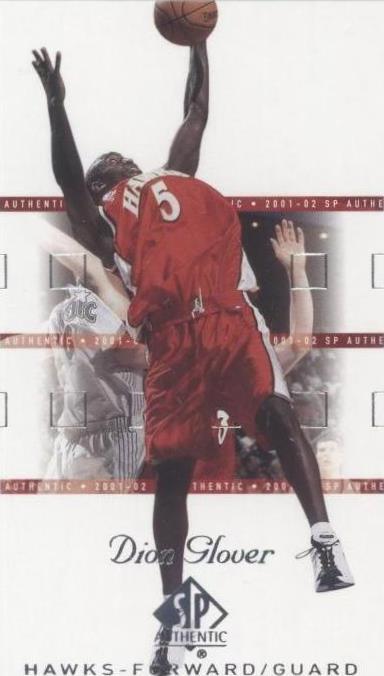 2001-02 SP Authentic - Dion Glover #3 - 1 of 2