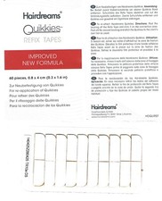 20 x HAIRDREAMS Quikkies refix tapes Klebestr...