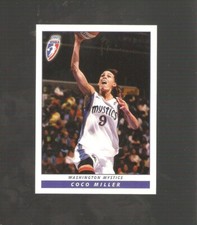 coco miller 2005 wnba base card,georgia,washington mystics #103