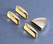 New Men, Women 1 1/4" 30mm  029bc Belt Keepers, Keeper Tip Set, Gold Color.
