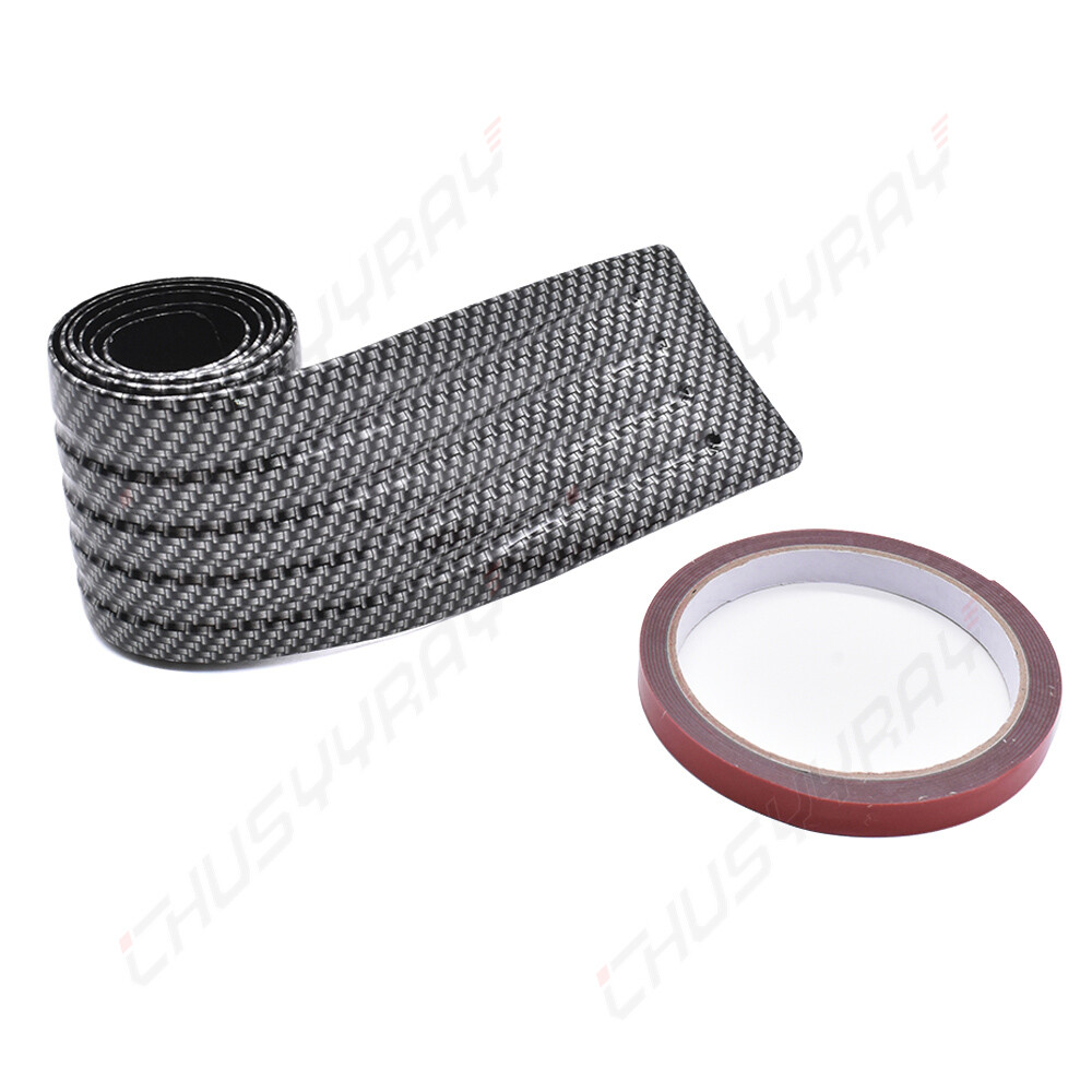 Car Rear Bumper Trunk Protector Trim Strip Trunk Sill Guard Scratch Pad Cover