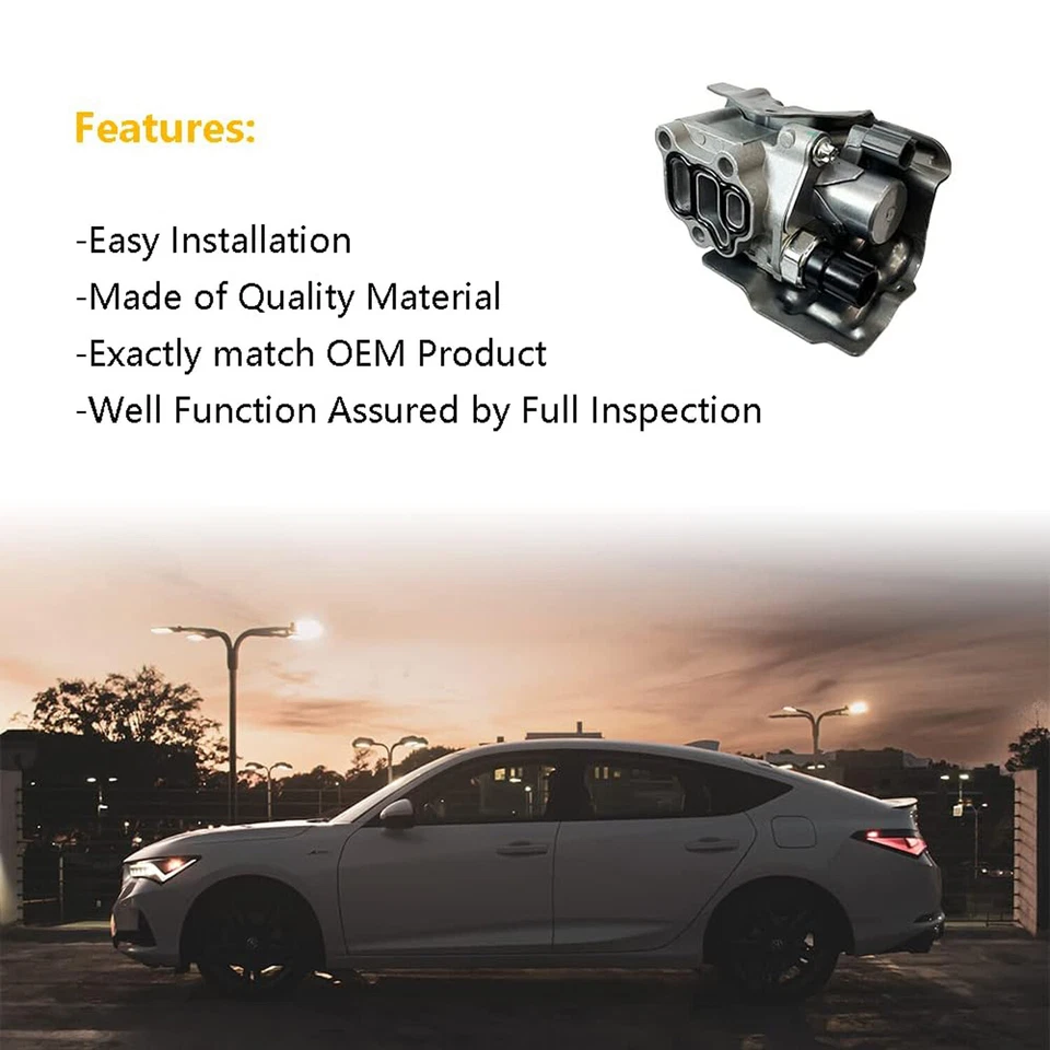 Spool Valve VTEC Solenoid For Honda Accord Civic CRV Acura RSX OE#15810-PRB-A03 - Bild 2 von 4