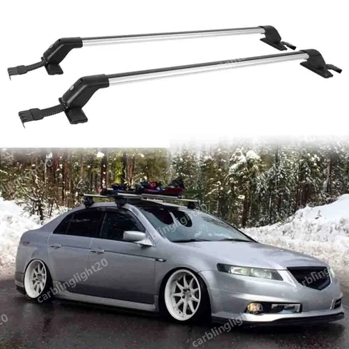 Car Roof Rack Top Cross Bar Luggage Cargo Carrier + Lock For Acura TL Base Sedan