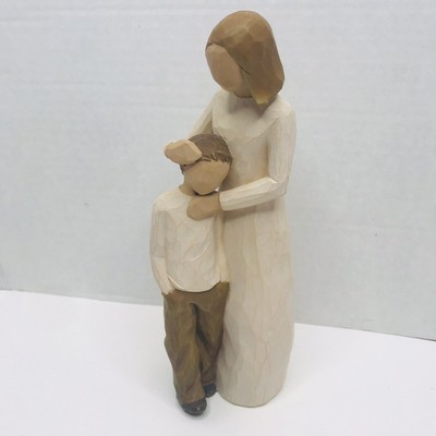Willow Tree 8 Mother And Son Sculpture Hand Painted Resin