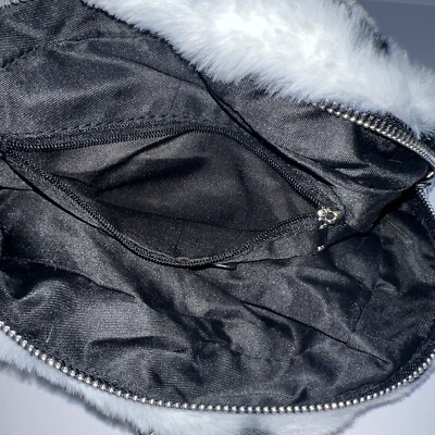 Gilda Paris Mini Backpack Vegan Fur Black & White NWT (MSRP  display picture 1