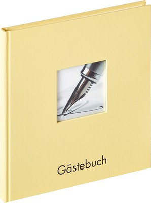 Gästebuch Fun 23x25 cm creme