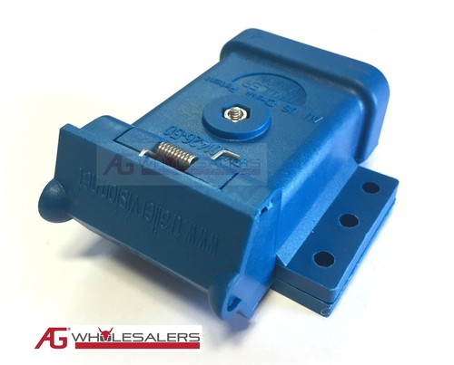 BLUE ANDERSON PLUG MOUNTING KIT 50A WITH 2 PLUGS MOUNT COVER DUST CAP EXTERNAL - Picture 4 of 7
