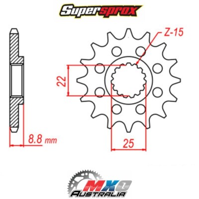 Pignone Anteriore For Moto 520 13T 14T 15T Adatto For 125 144 200 - Foto 7