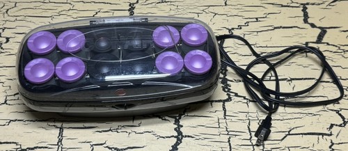 Conair Electric Hair Curler Styling Set Black & Purple Used