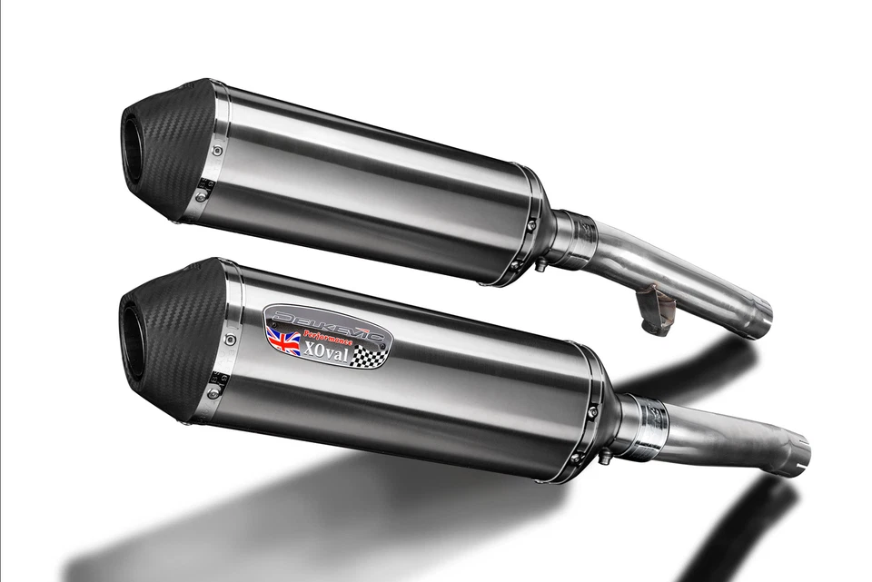 雅马哈 FJ1200 3CV 1989 - 1992 一脚蹬 13.5 英寸 X-Oval 不锈钢排气消声器套件 — 第 2/4 张图片