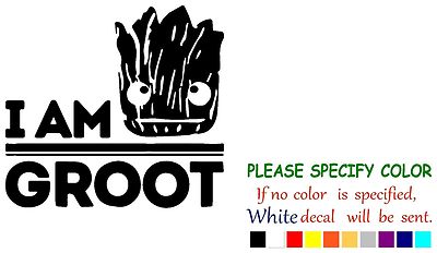 I Am Groot Graphic Die Cut decal sticker Car Truck Boat Window Laptop 9''