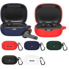Soft Silicone Case Earbuds Cover Skin With Clip Hook for JBL Live Pro 2