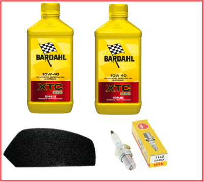 INSPEKTIONSSET APRILIA LEONARDO 250- 300 BARDAHL 10W40 LUFTFILTER KERZE 99/04