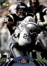 1996 Classic NFL Experience Junior Seau #71 Super Bowl Gold Chargers 8F