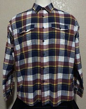 Long Sleeve Buckshot Flannel Shirt 
