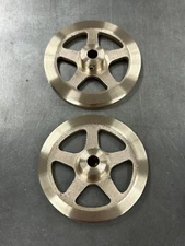 1 PCS. BOSTON GEAR G-1219 BRONZE PULLEY 3" DIAMETER FOR ROUND BELTS UP TO 3/16"