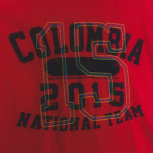 Colombia 2015 National Soccer Team T-Shirt 2015 Men’s XL - Picture 2 of 5