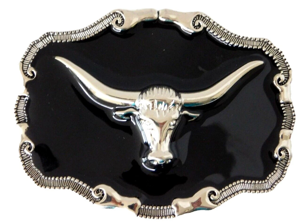 Black Metal Vaqueros y Viejo Oeste Hebillas Vintage