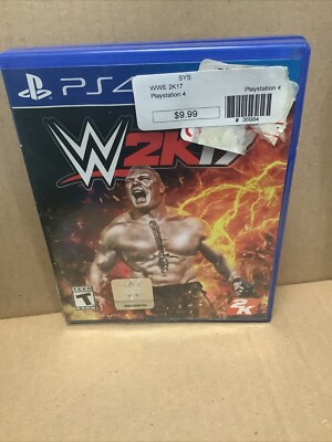 PLAYSTATION 4 WWE 2K17 BROCK LESNAR COVER SEALED SONY PLAYSTATION