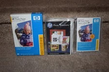 HUGE Lot of HP Photo Printer Paper Brand New In Packages See All Pictures