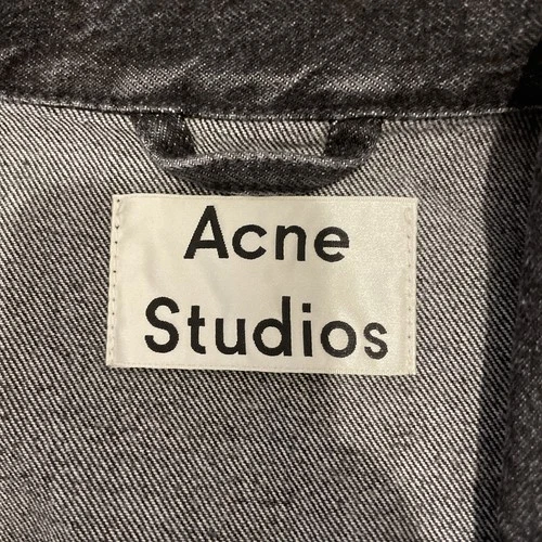 Acne Studios WHO Vintage Black Denim Jacket Trucker Size L | US40 IT50 MSRP $420 image 5