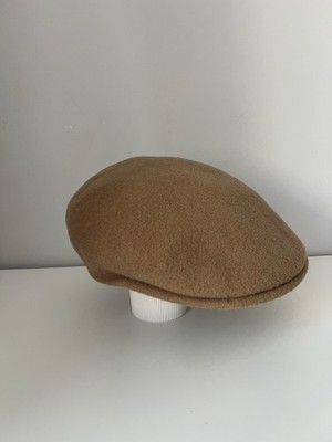 Vintage Kangol Wool 504 Flatcap Mütze Braun Größe L - 100% Wolle