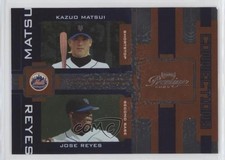 2005 Playoff Prestige Connections Foil 68/100 Kazuo Matsui Jose Reyes #C-3 0n1l
