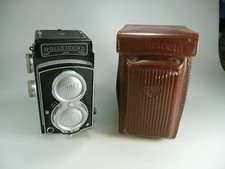 Vintage Rolleicord TLR Camera w/ Schneider-Kreuznach 75mm f/3.5 Lens  Case