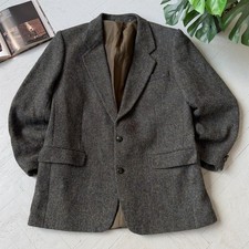 Vintage Harris Tweed Classics Pure Wool Tweed Blazer Jacket Sports Coat 44L