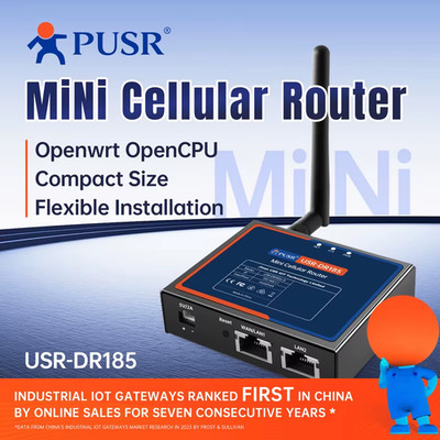 4G LTE Cat1 Router Global Frequency Band Openvpn/Ipsec/Gre VPN Protocol DDOS Pro