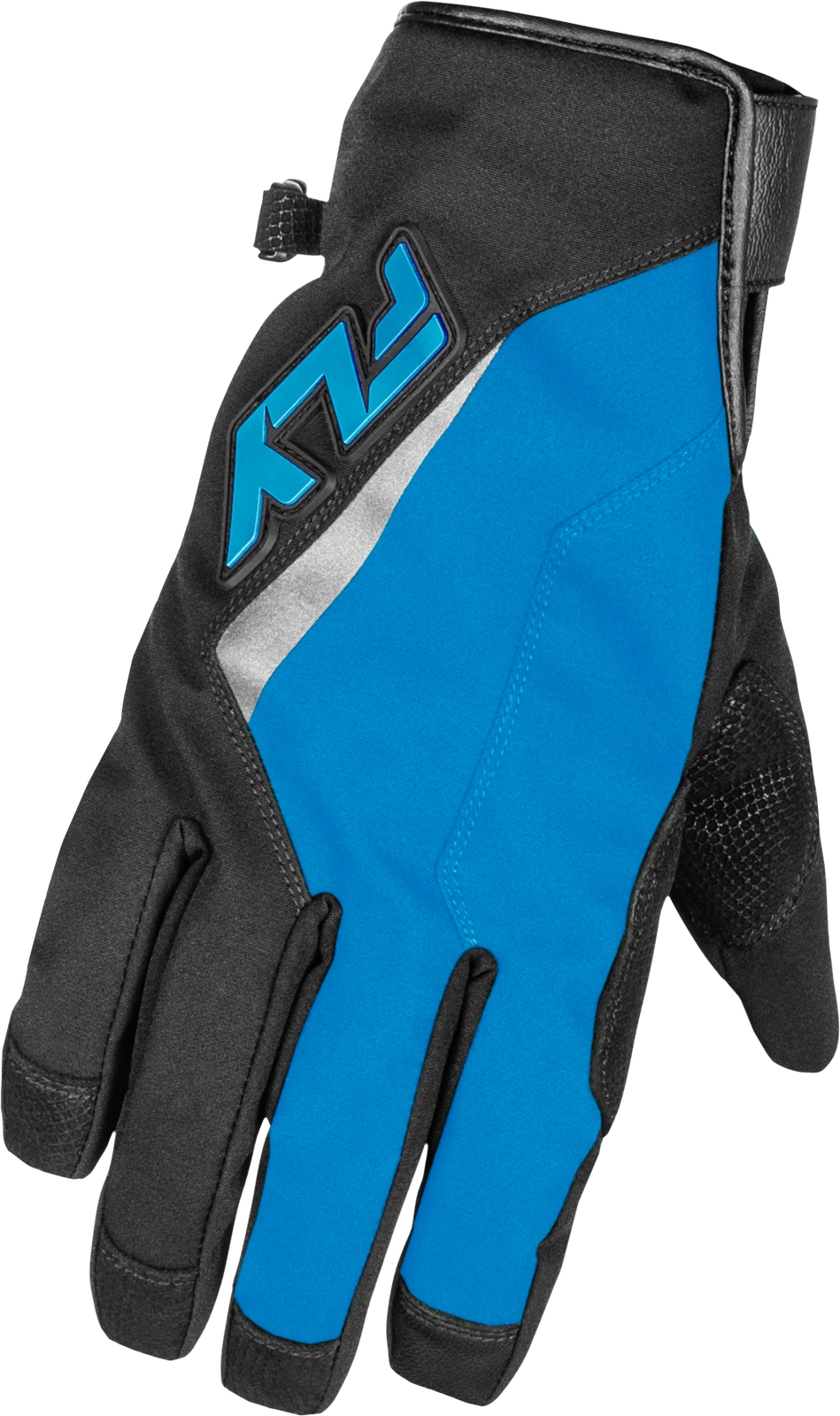 Fly Racing Title Long Gloves Blue/Black/Light Blue 2X Gloves
