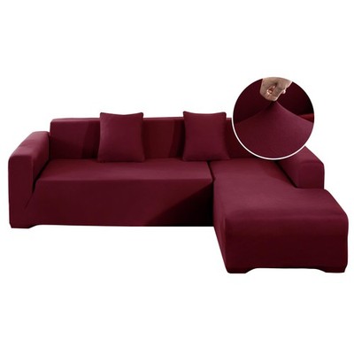 Jin Le Sofa Abdeckung Chaise longue elastisch L-förmig 