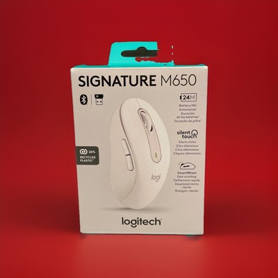 NEW LOGITECH SIGNATURE M650 WIRELESS MOUSE 910-006252 OFF WHITE FAST FREE SHIPPN