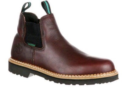 Georgia Boot Romeo Giant Steel Toe Waterproof EH Slip On Work Boot GR530 Mens 13