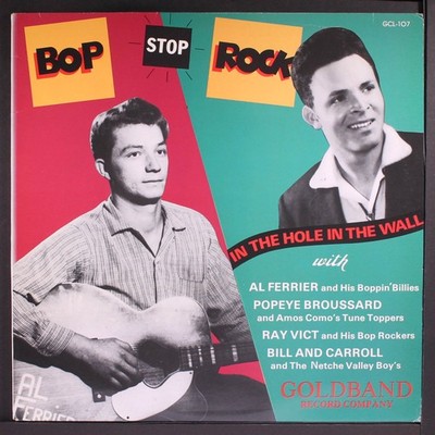 VARIOUS: bop stop rock GOLDBAND 12'' LP 33 RPM UK
