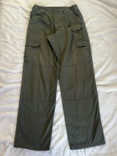 511 Tactical Pants Mens 30x34 Green Cargo Straight Green Ripstop Tactical Twill