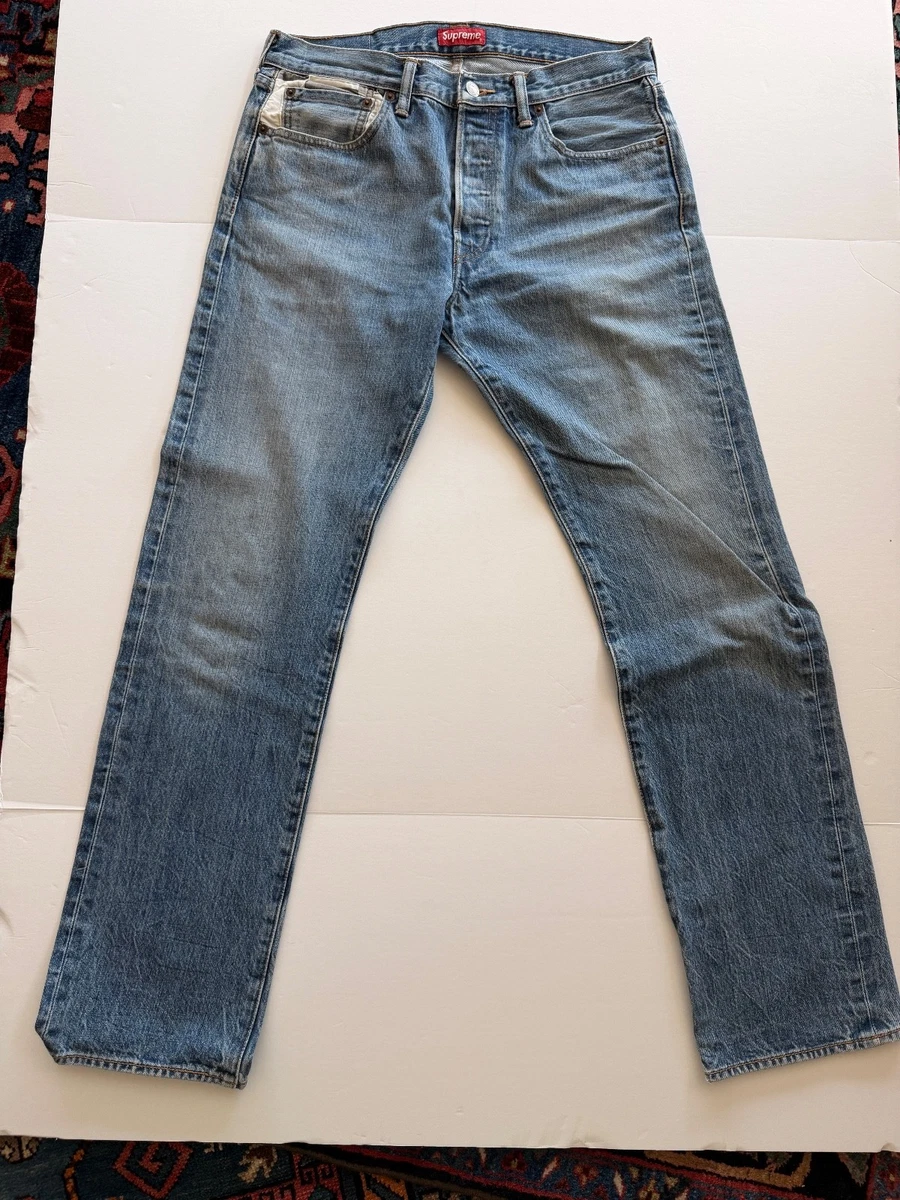 Supreme × Levi’s 501 Denim Jeans W34 L32 Supreme X Levis In Men's Jeans for sale - eBay