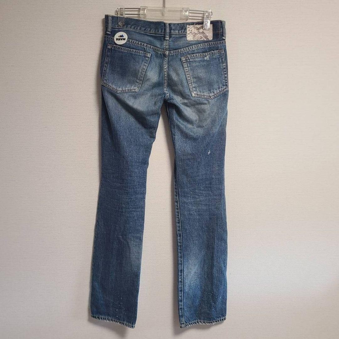 Visvim Distressed Denim Jeans Patch Unique Slim F… - image 6