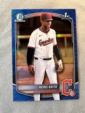 Heins Brito 2025 Bowman Chrome #BCP-203 Guardians 1st Reptilian Blue #/150
