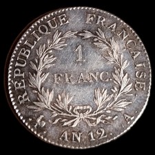 1 Franc An 12 A Bonaparte 1er Consul